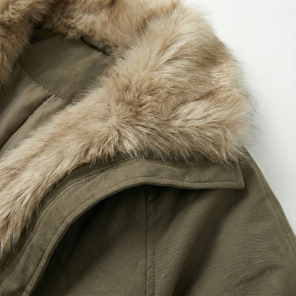 Twilight Aura Fur Bomber Jacket