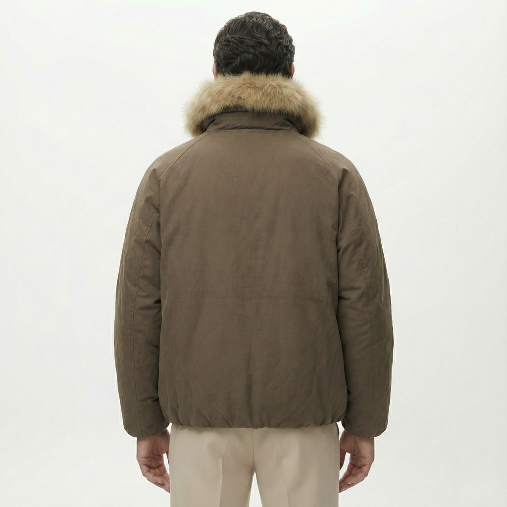 Twilight Aura Fur Bomber Jacket