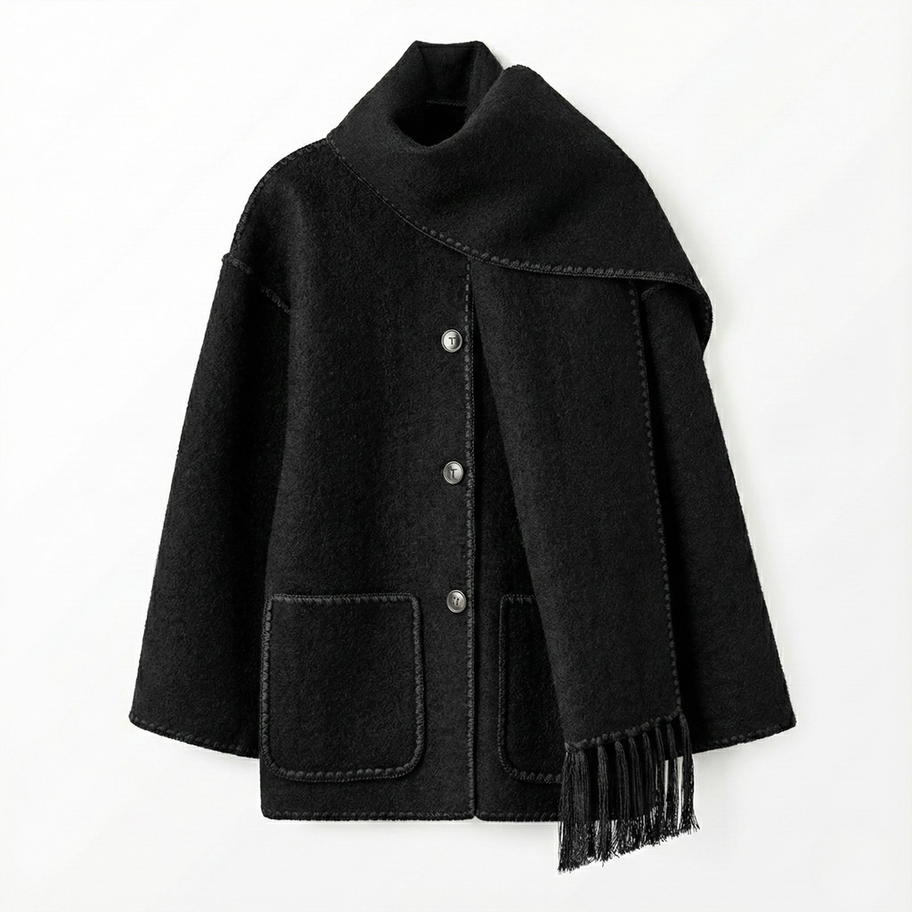 Atelier Wool Scarf Coat