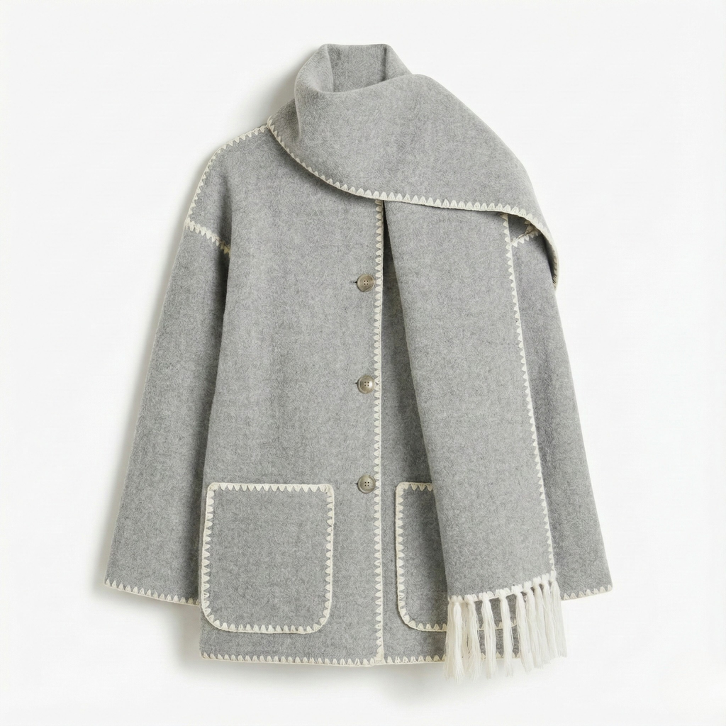 Atelier Wool Scarf Coat