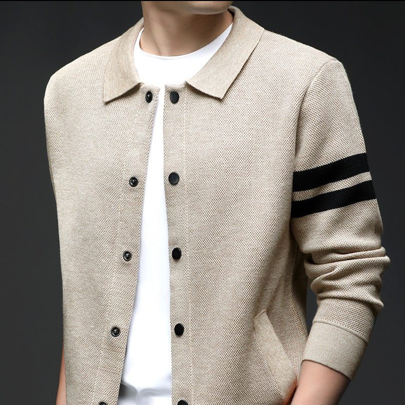 Riviera Knitted Wool Cardigan