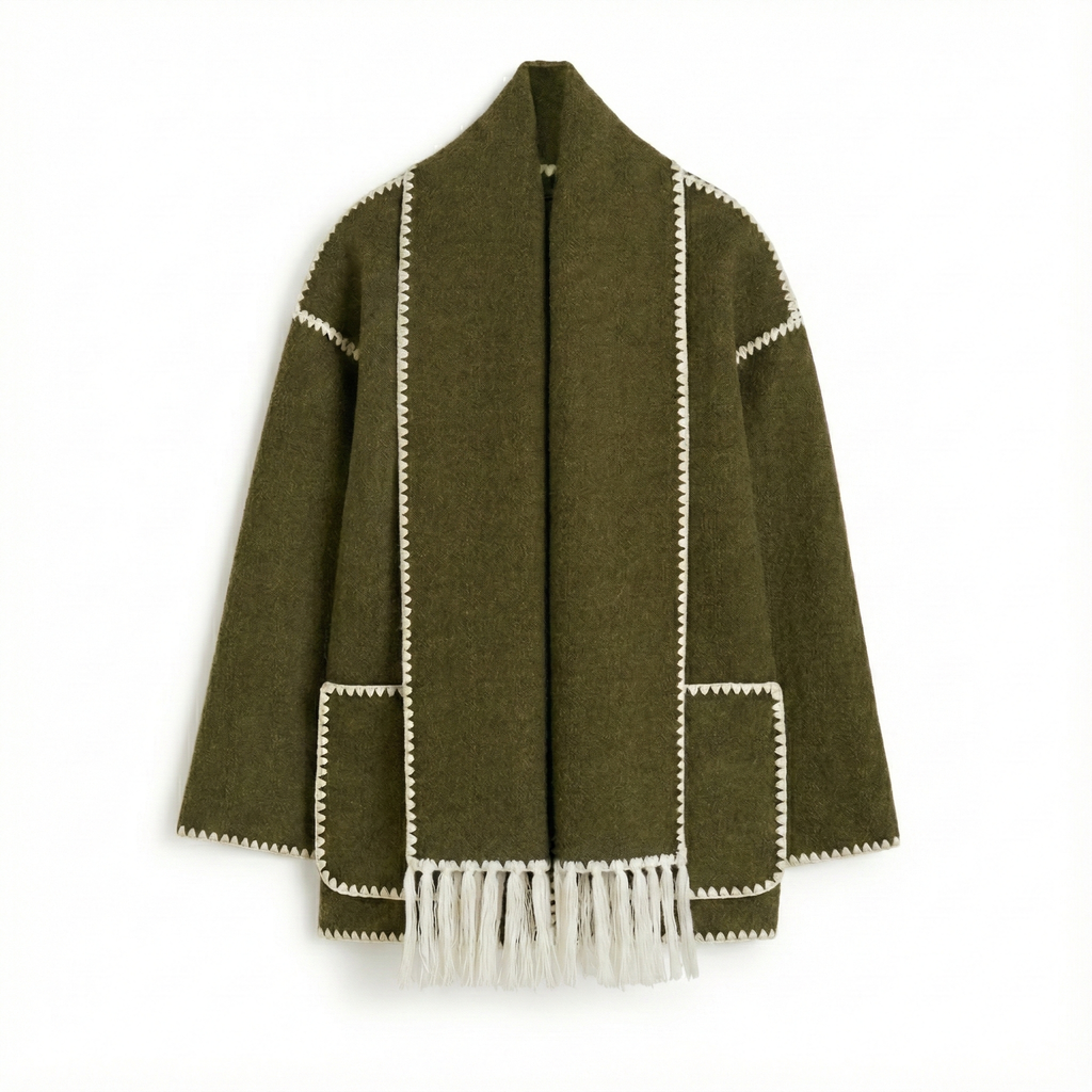 Atelier Wool Scarf Coat