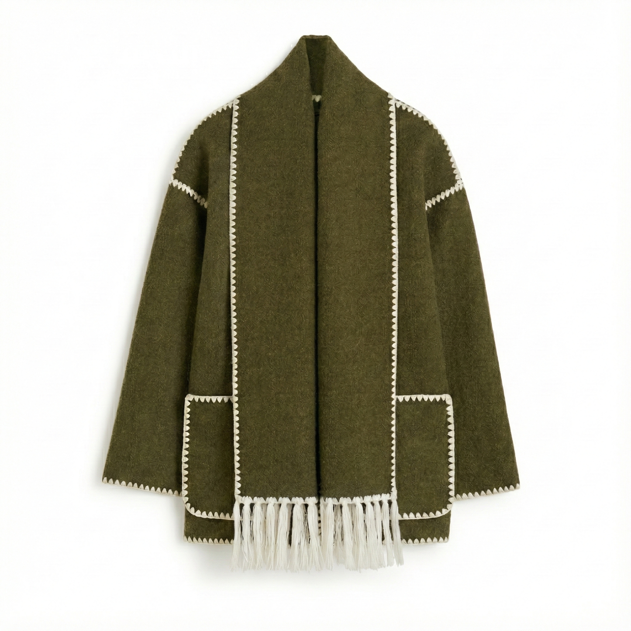 Atelier Wool Scarf Coat