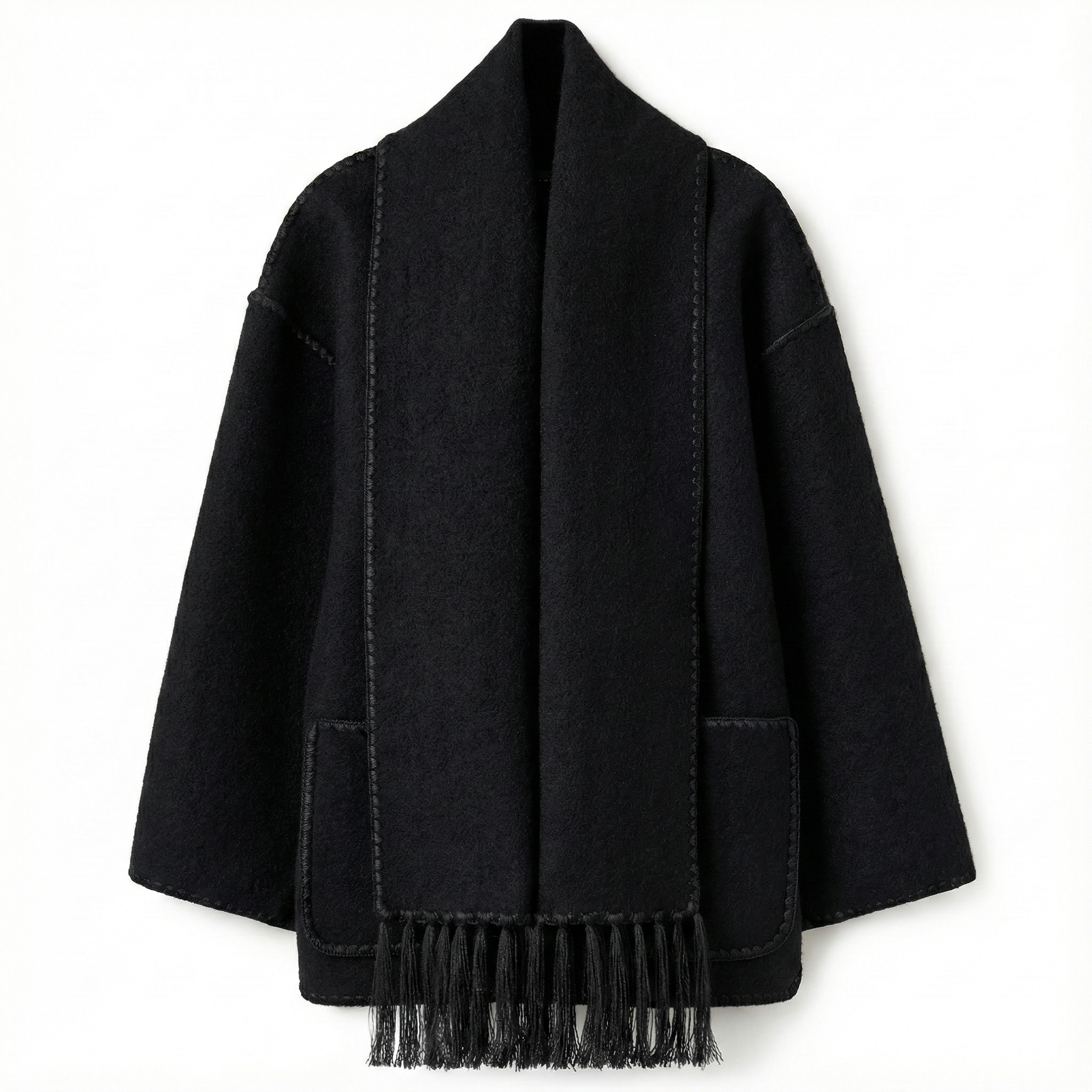 Atelier Wool Scarf Coat