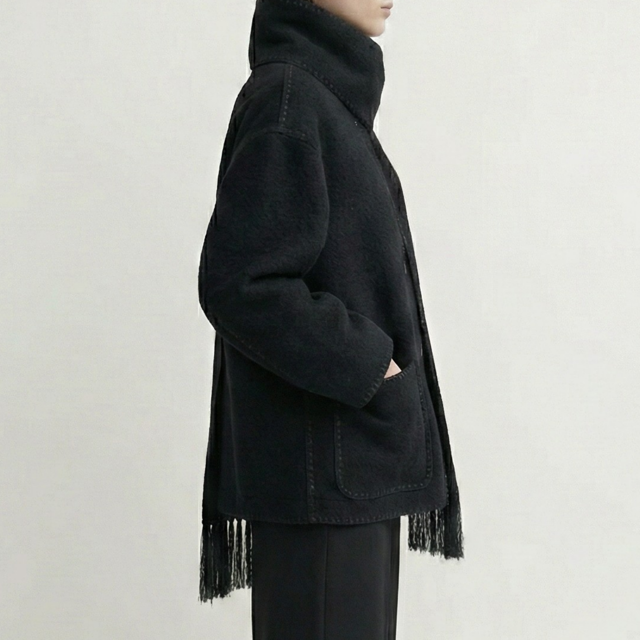 Atelier Wool Scarf Coat