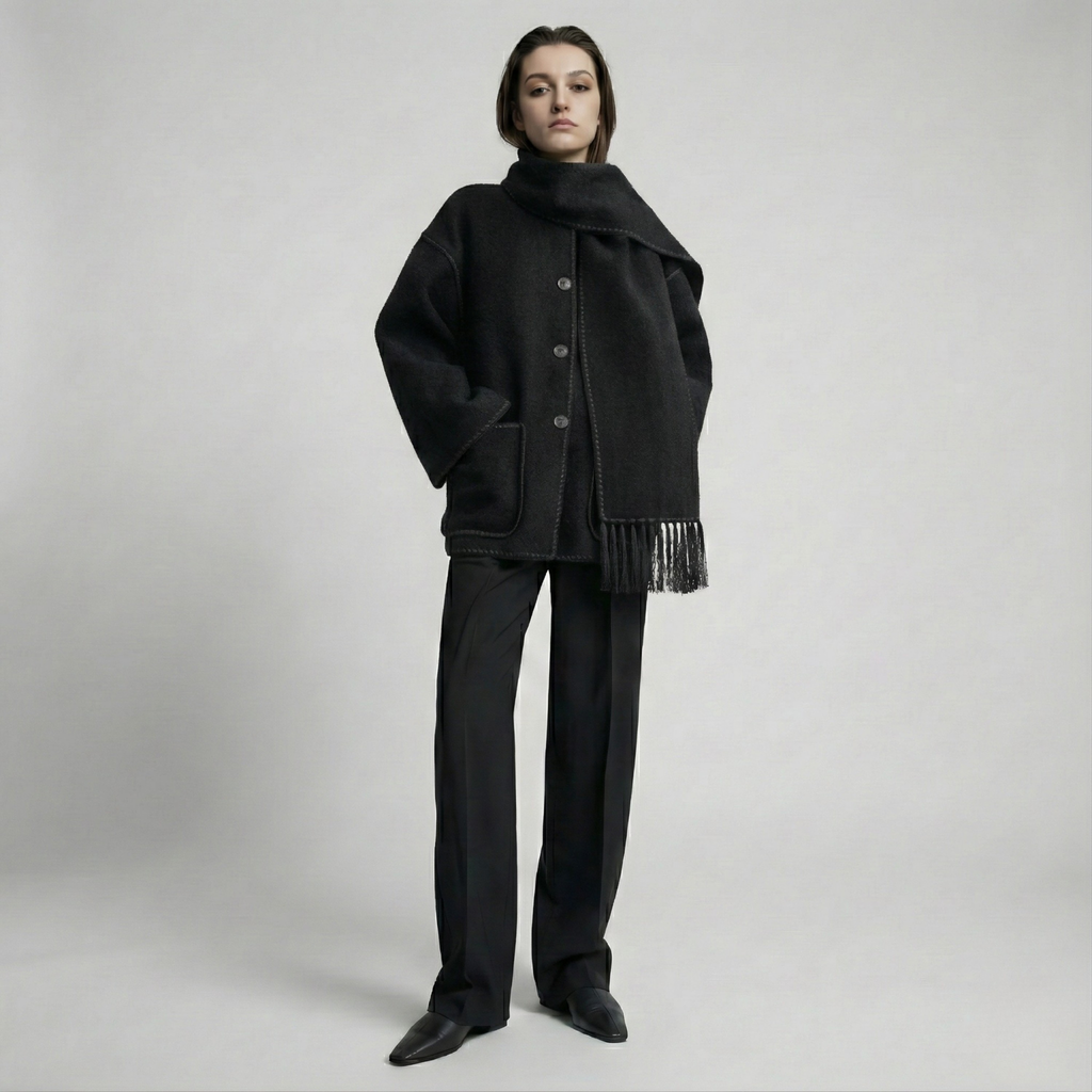 Atelier Wool Scarf Coat