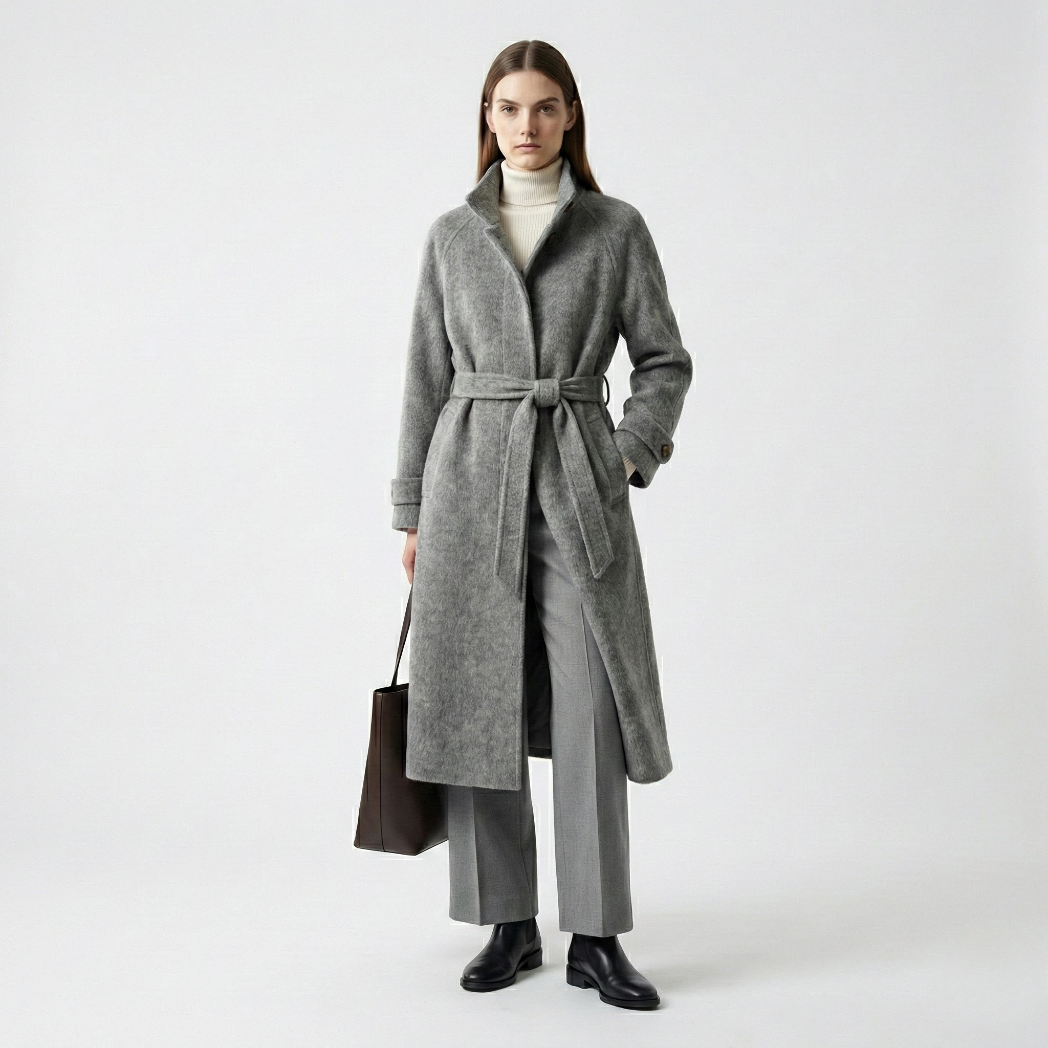 Nocturne Shadow Hybrid Wool Coat