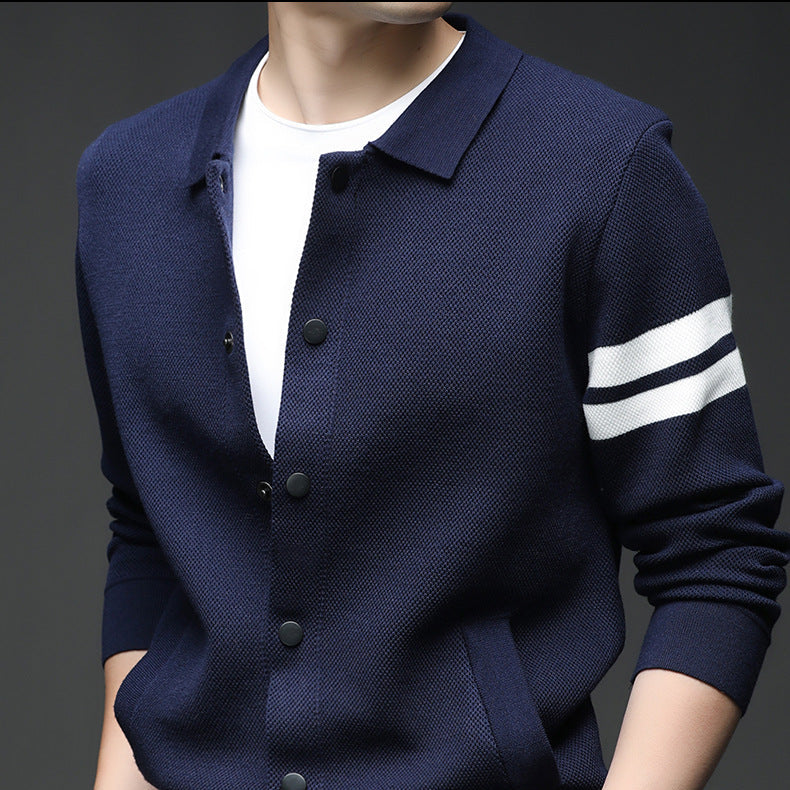 Riviera Knitted Wool Cardigan