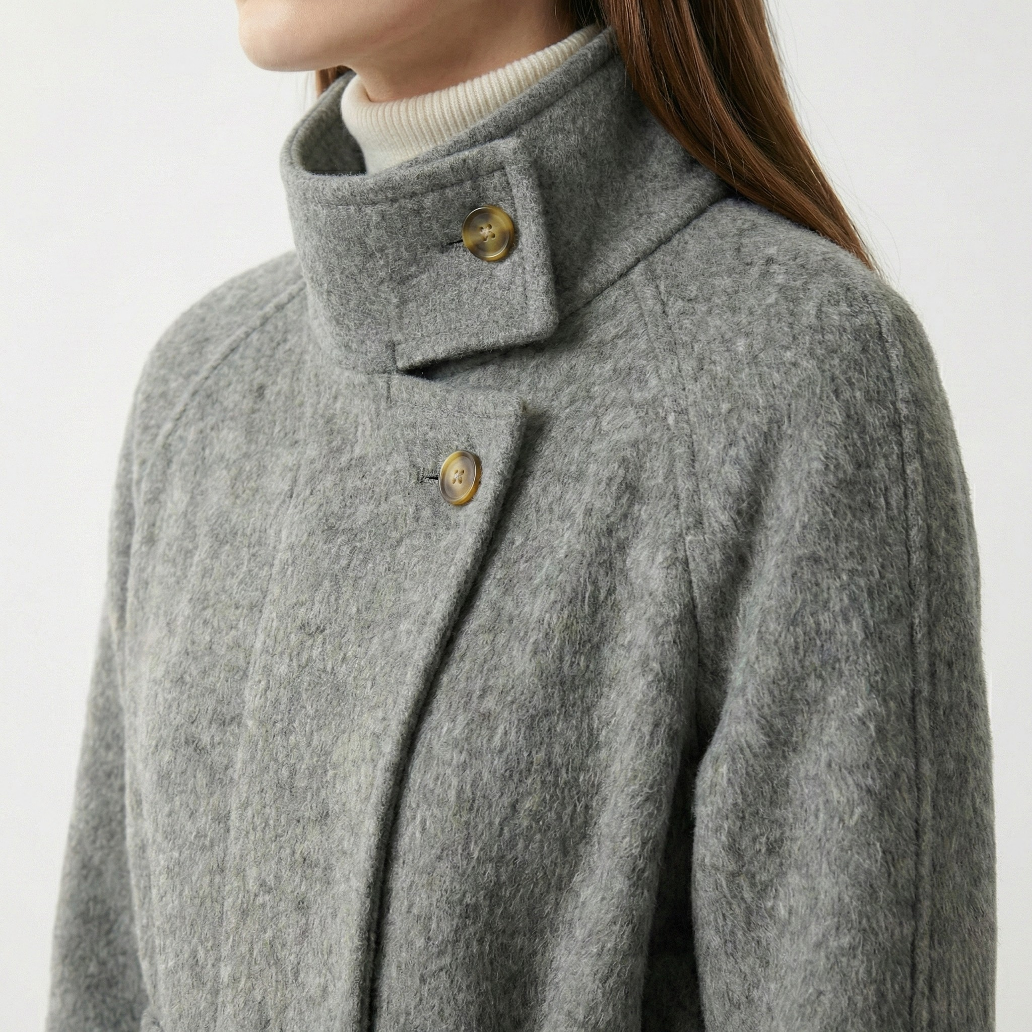 Nocturne Shadow Hybrid Wool Coat