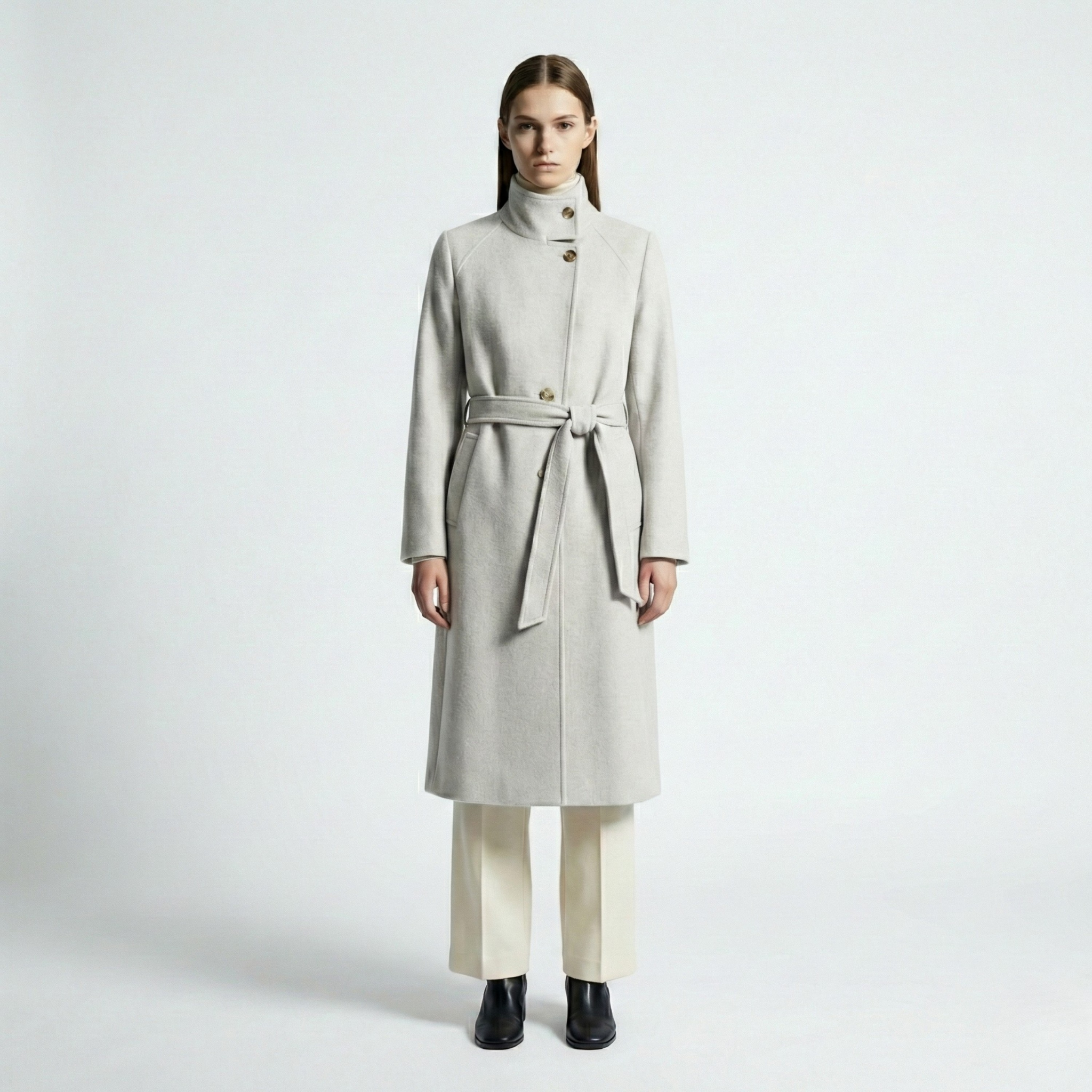 Nocturne Shadow Hybrid Wool Coat