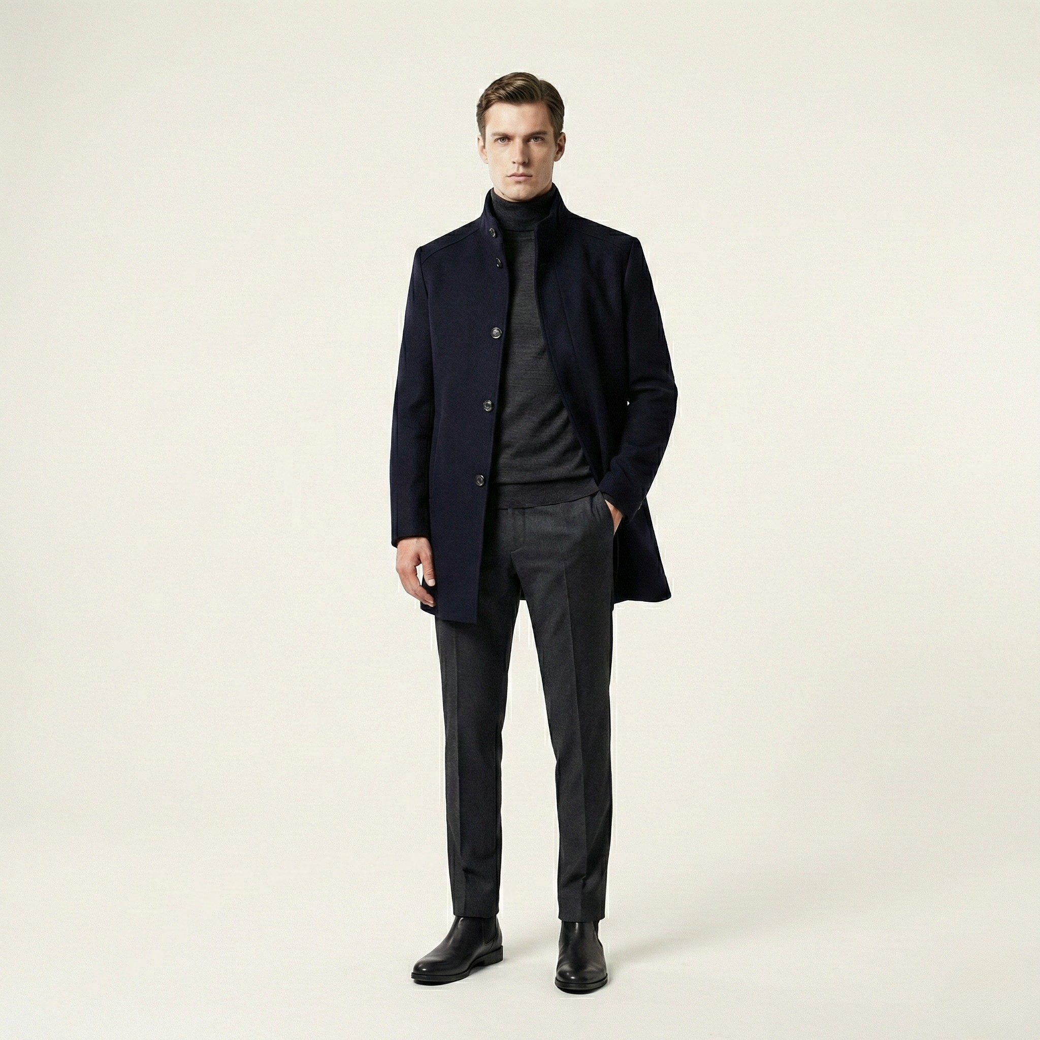 Sterling Collar Wool Coat