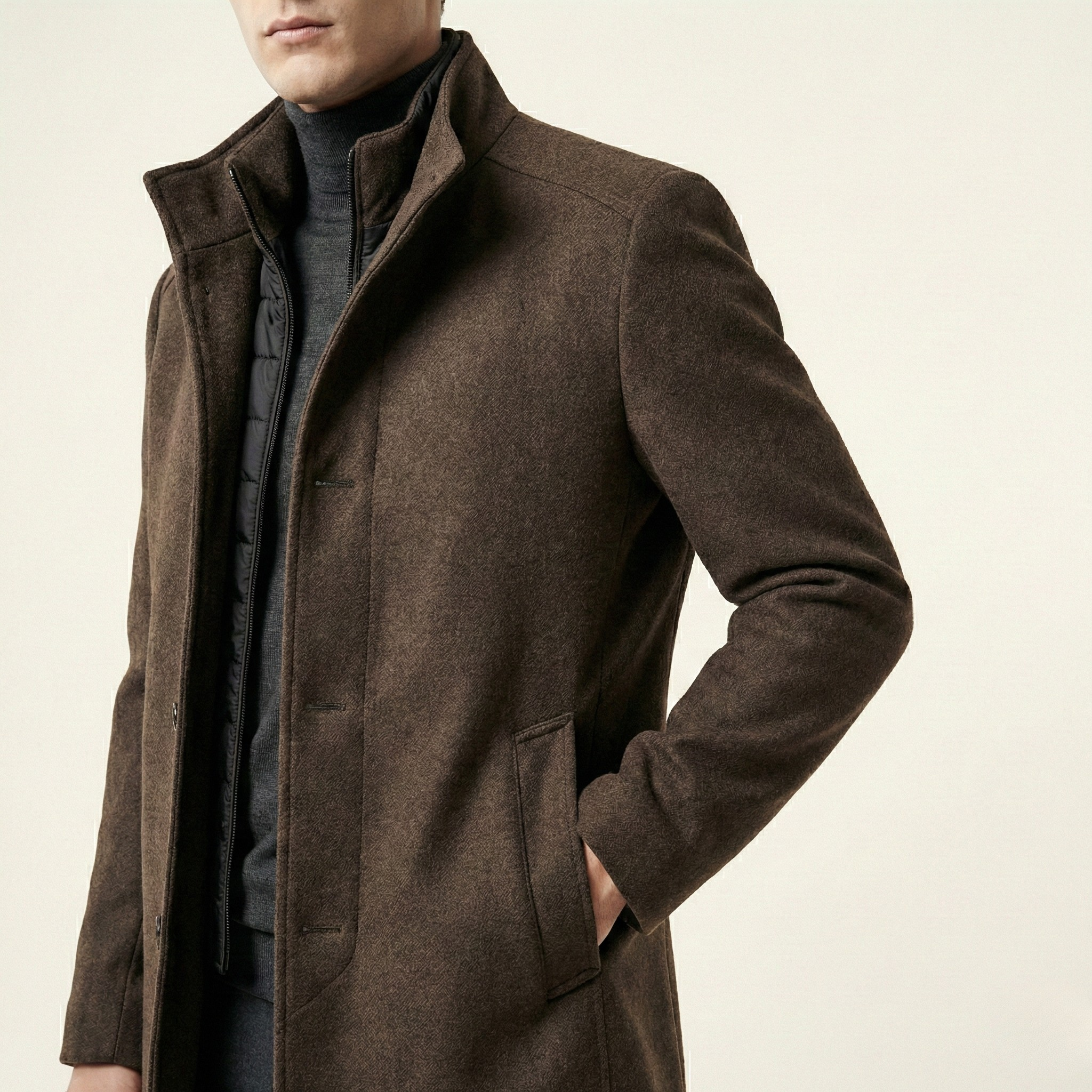 Sterling Collar Wool Coat
