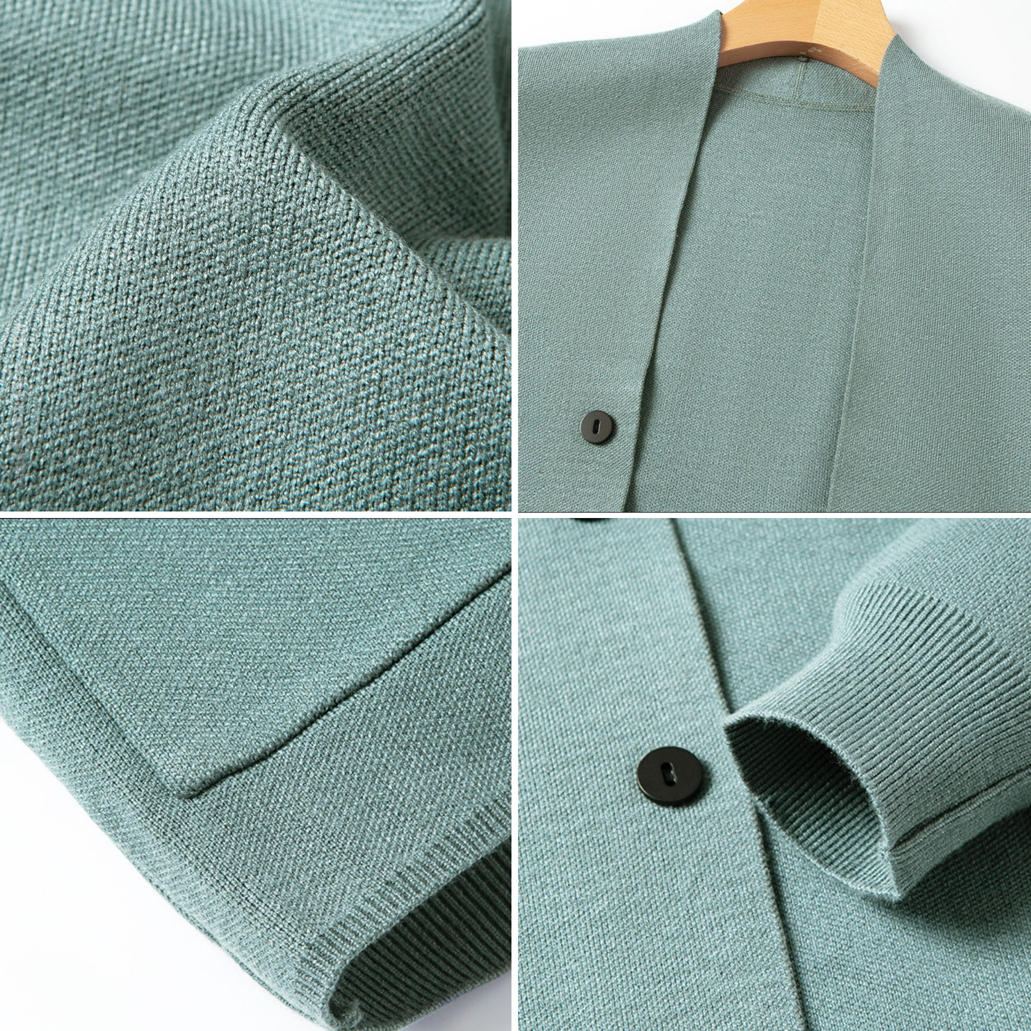 Whisper Knitted Wool Blend Cardigan