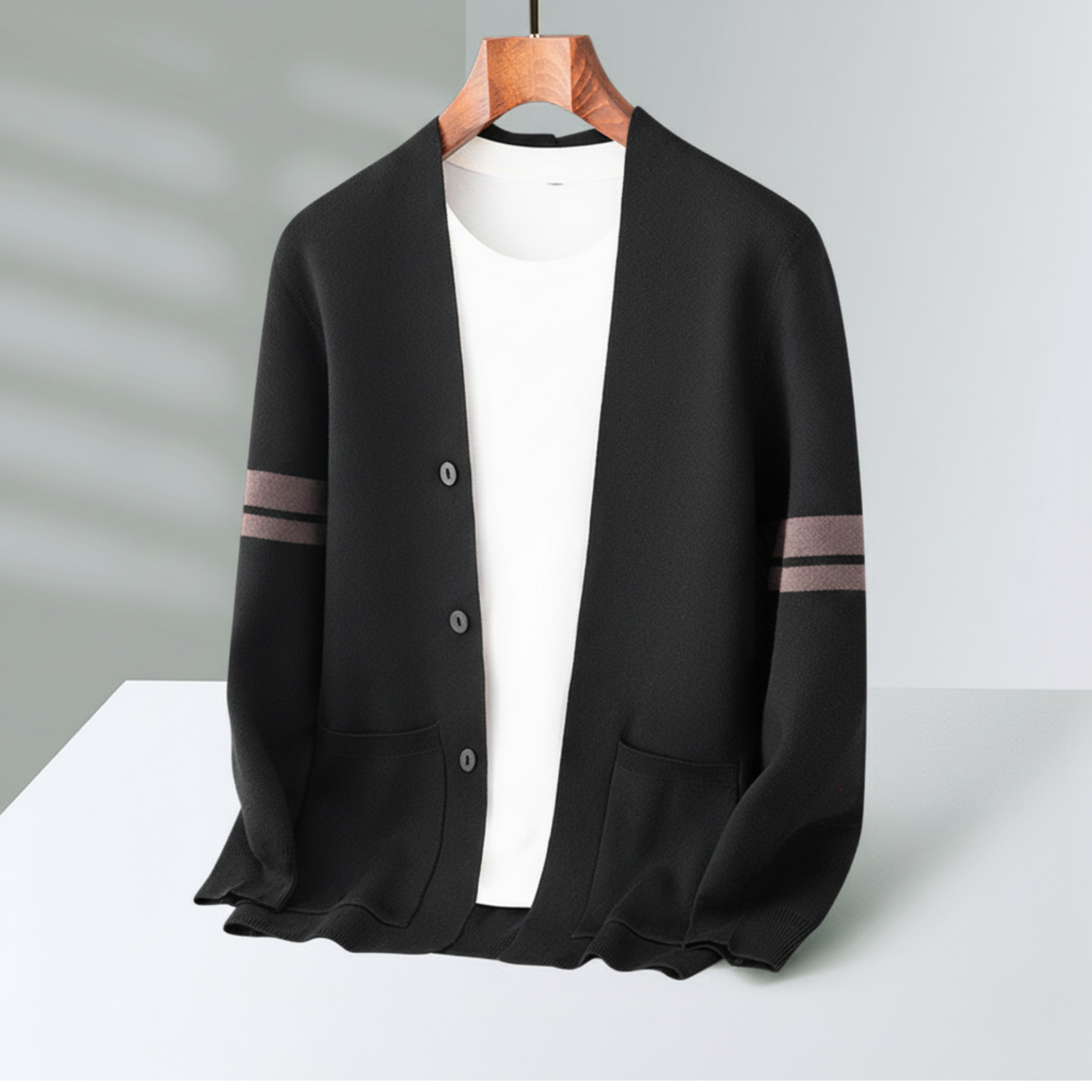 Whisper Knitted Wool Blend Cardigan