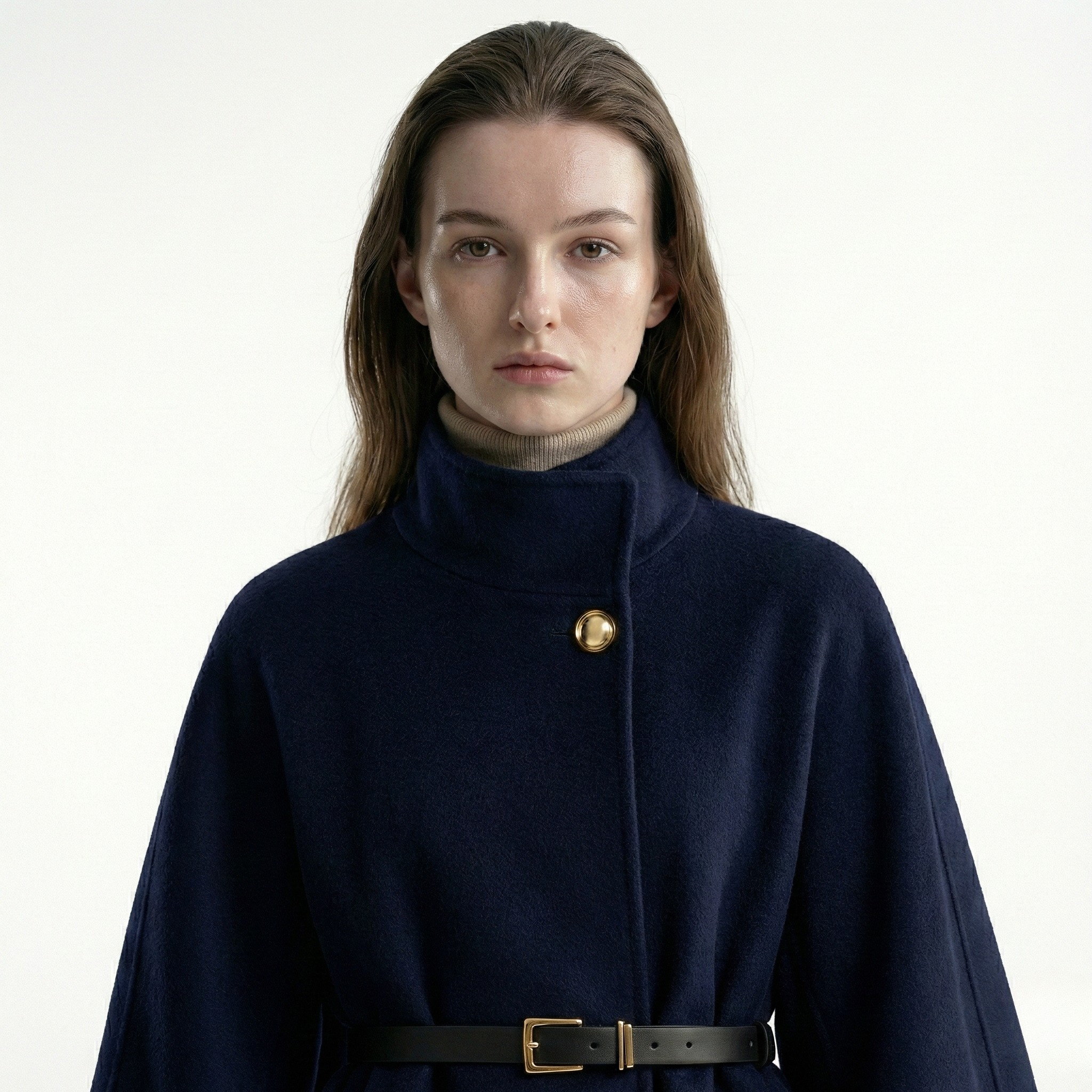 Savoy Wool Blend Cape