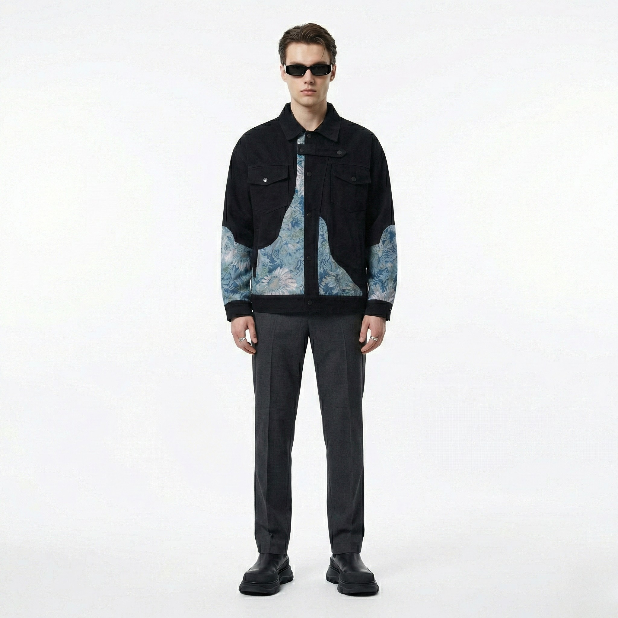 Ink & Iris Trucker Jacket