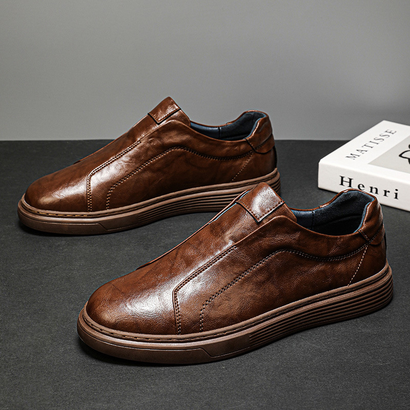 Linear Ease Genuine Leather Sneakers