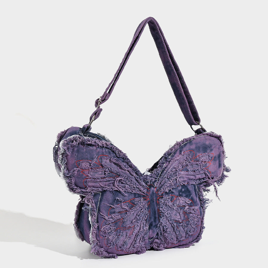 Daydream Butterfly Denim Bag