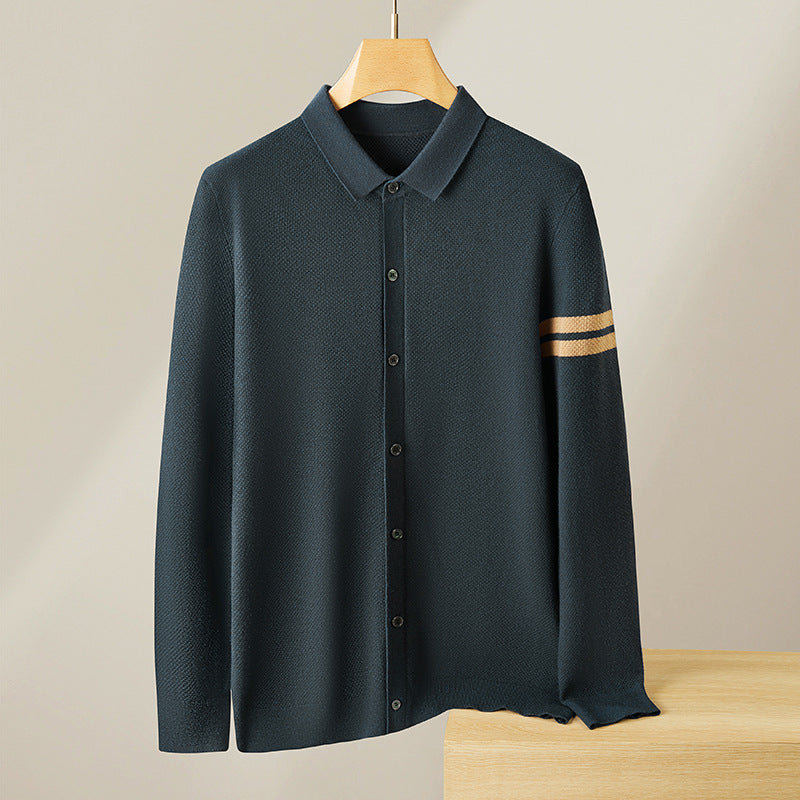 Baroque Knitted Wool Cardigan