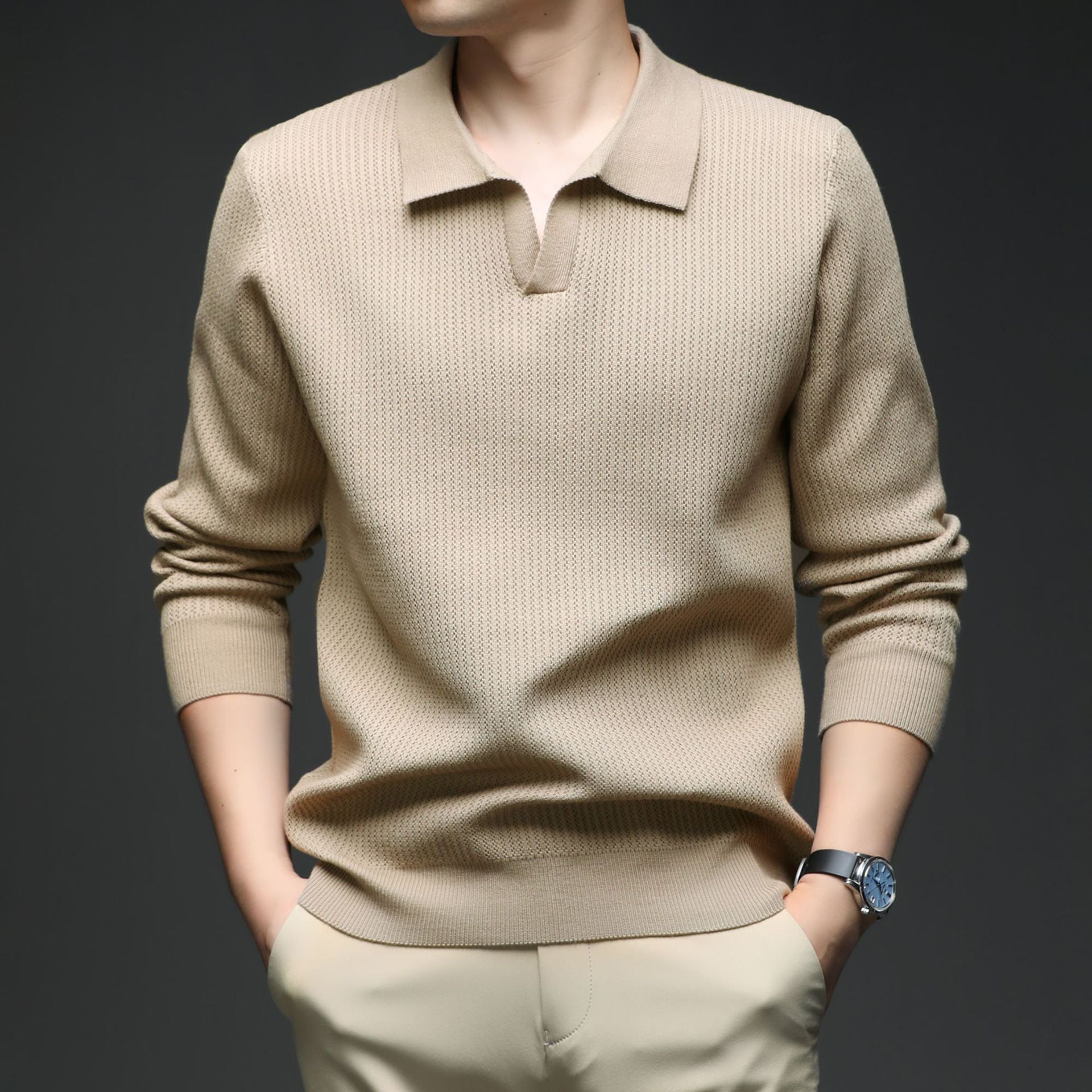 Signature Knitted Polo Jumper