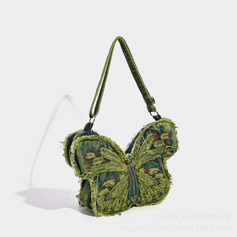 Daydream Butterfly Denim Bag
