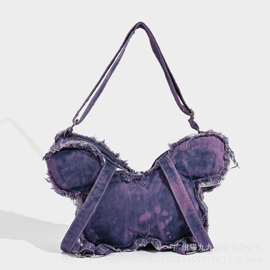 Daydream Butterfly Denim Bag